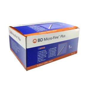 BD Micro-Fine 1ml Insulin Syringe with 30G x 8mm needle (Pack of 10)