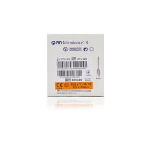 BD Microlance™ Hypodermic Needle, 25 G (orange), 25 mm, 1"
